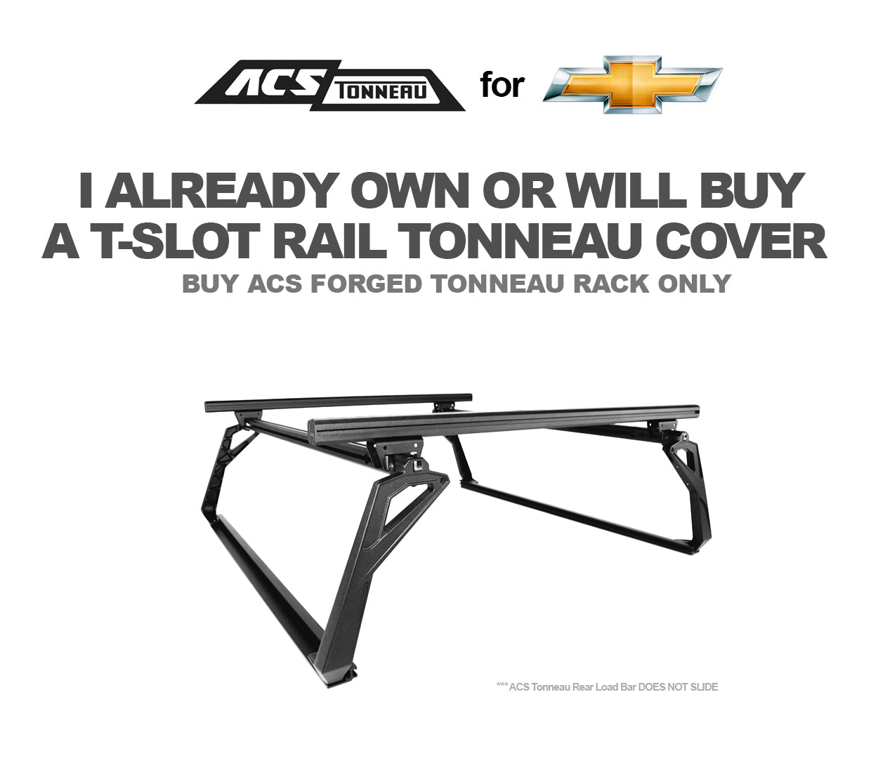 ACS FORGED TONNEAU - SOLO RACK - Chevrolet