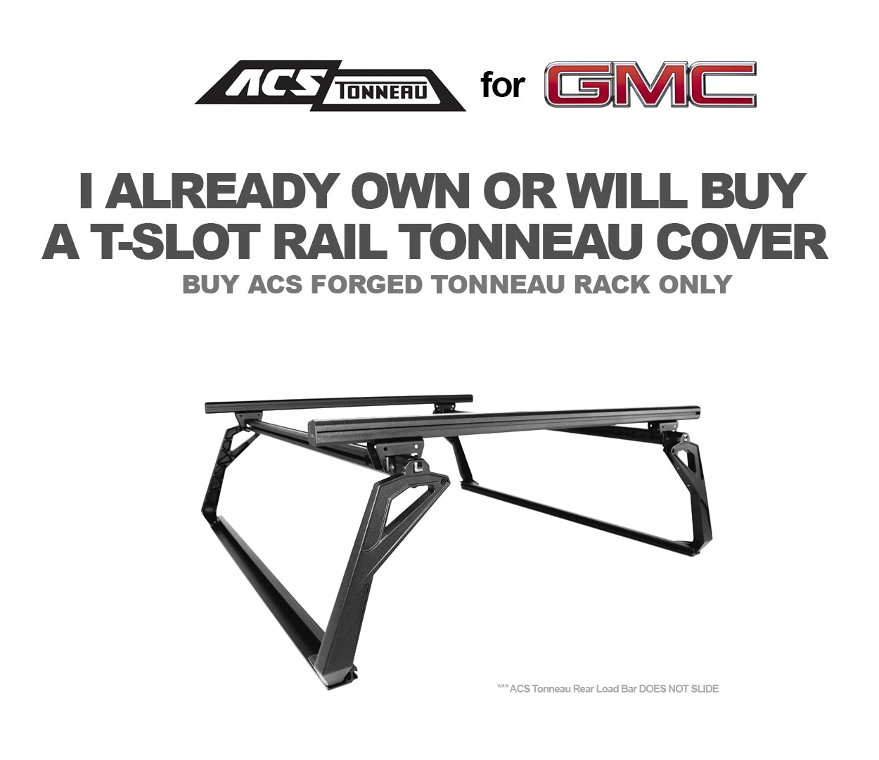 ACS FORGED TONNEAU - SOLO RACK - GMC