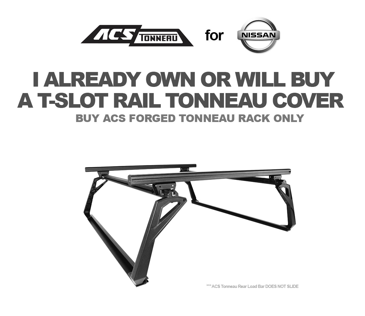 ACS FORGED TONNEAU - SOLO RACK - Nissan
