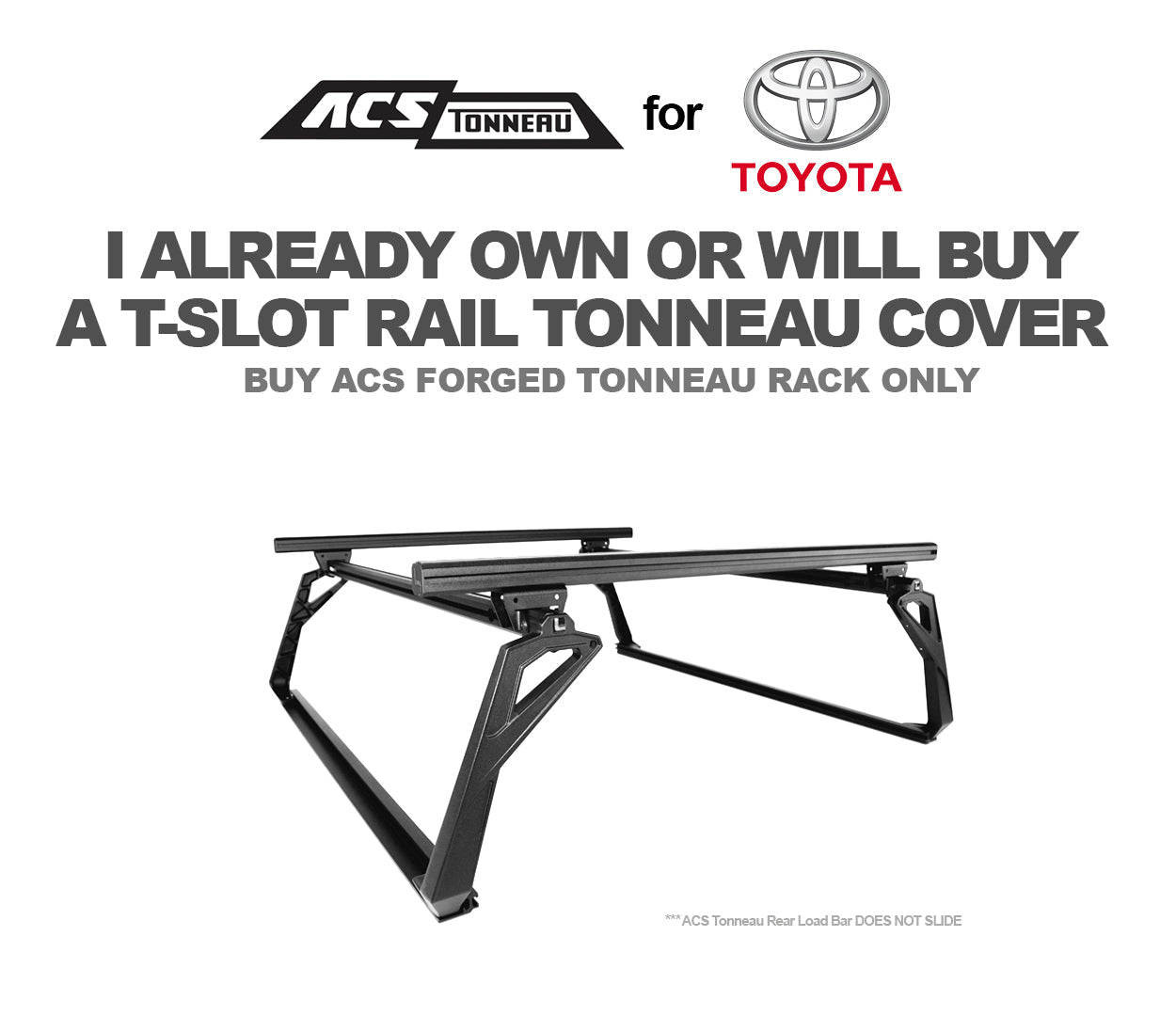 ACS FORGED TONNEAU - SOLO RACK - Toyota