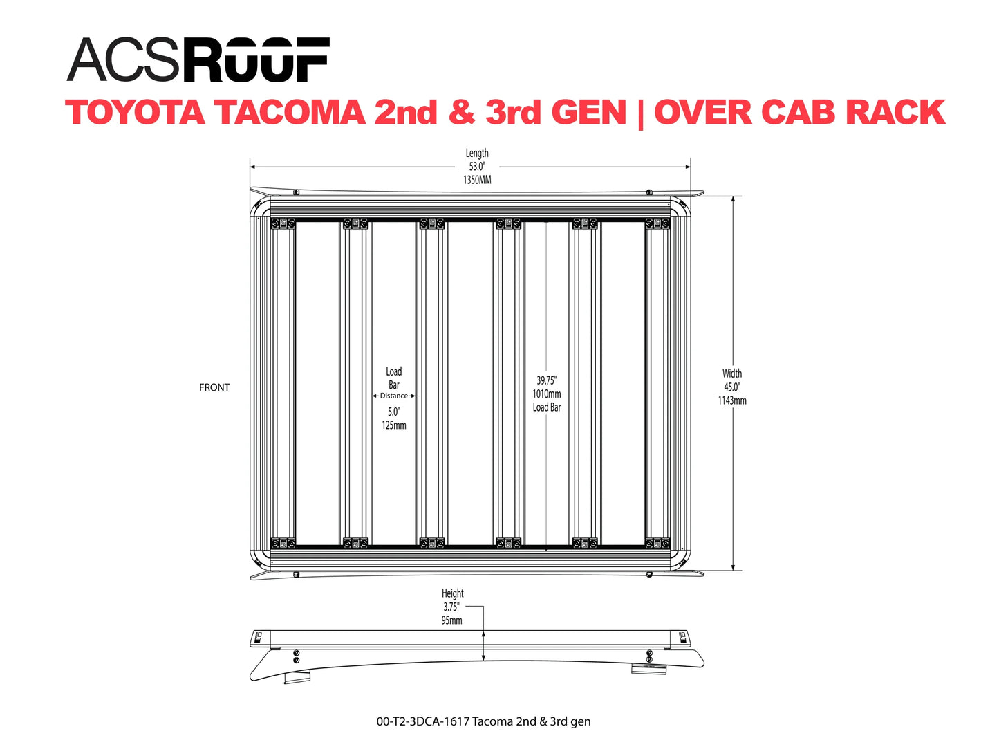 ACS ROOF | Rack Plataforma Sobre Cabina - TOYOTA
