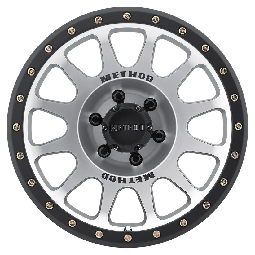 Method 305 Machined Black Lip 18X9 6X139 ET-12