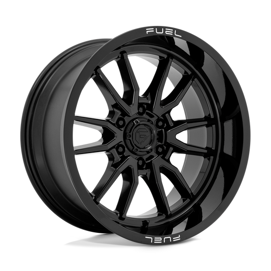 FUEL CLASH GLOSS BLACK 17X9 6X139 ET-12
