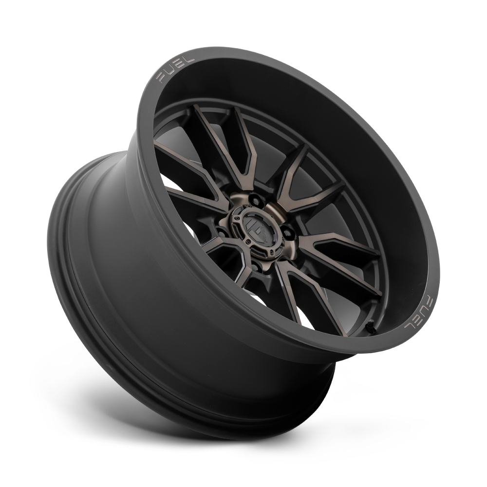 FUEL CLASH MATTE BLACK DOUBLE DARK TINT 20X10 6X139 ET-18