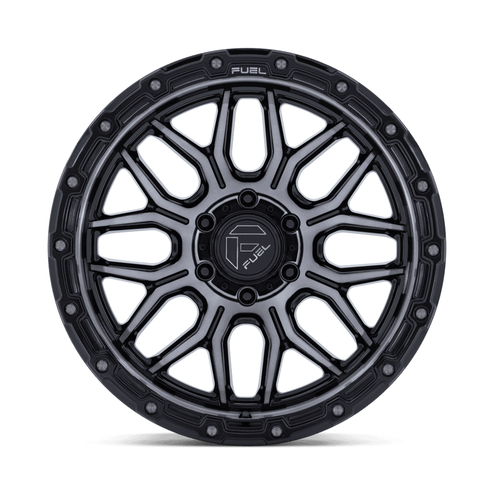 FUEL SURGE GLOSS BLACK MACHINED W/ GTCC 17X9 6X139 ET-12