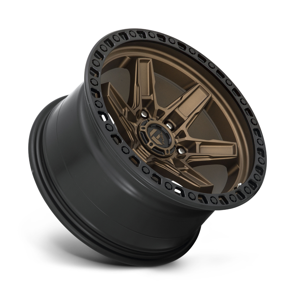 FUEL KICKER MATTE BRONZE BLACK BEAD RING 17x9 6x139 ET-12