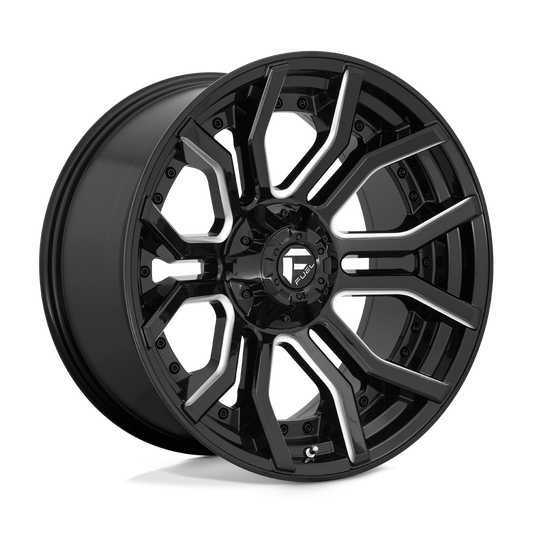 FUEL RAGE GLOSS BLACK MILLED 20X9 6X139/6X135 ET+1