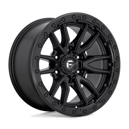 FUEL REBEL MATTE BLACK 17X9 5X127 ET-12