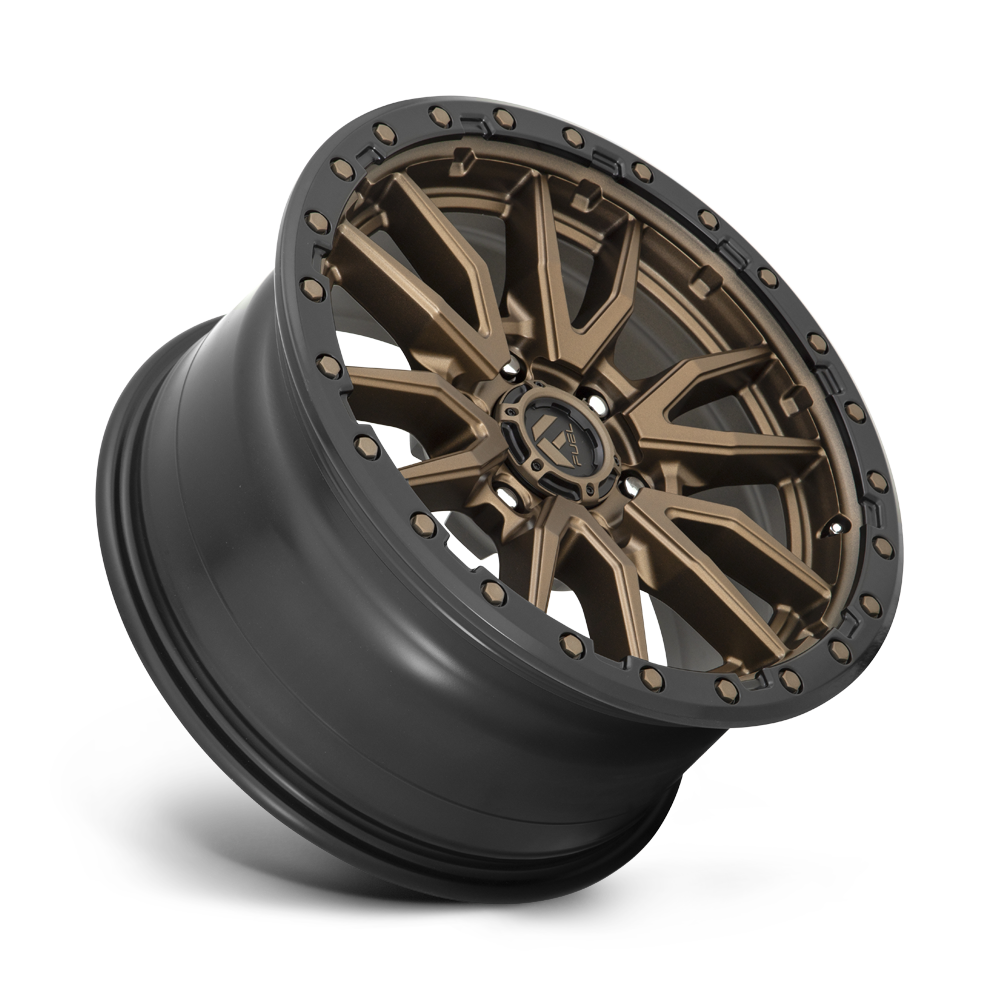 FUEL REBEL MATTE BRONZE BLACK BEAD RING 17x9 6x135 ET-12