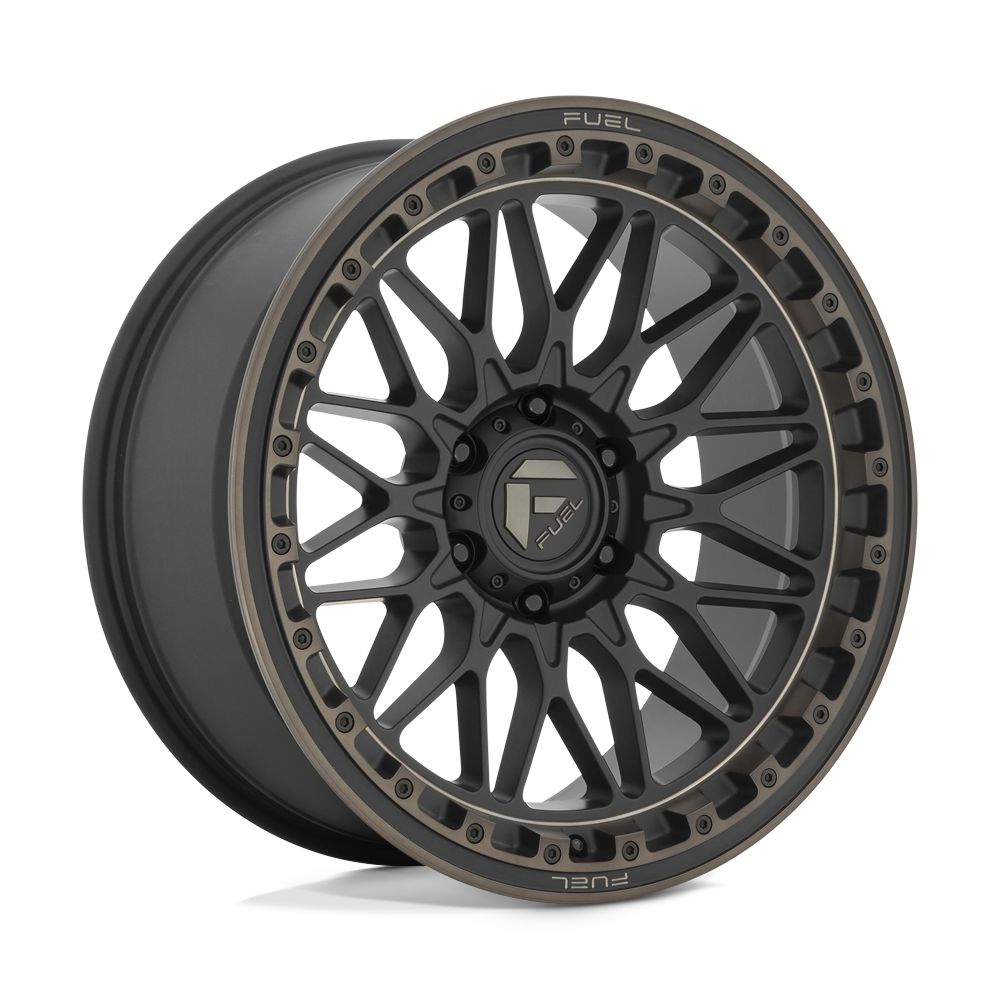 FUEL TRIGGER MATTE BLACK DARK TINT 17X9 6X139 ET+1