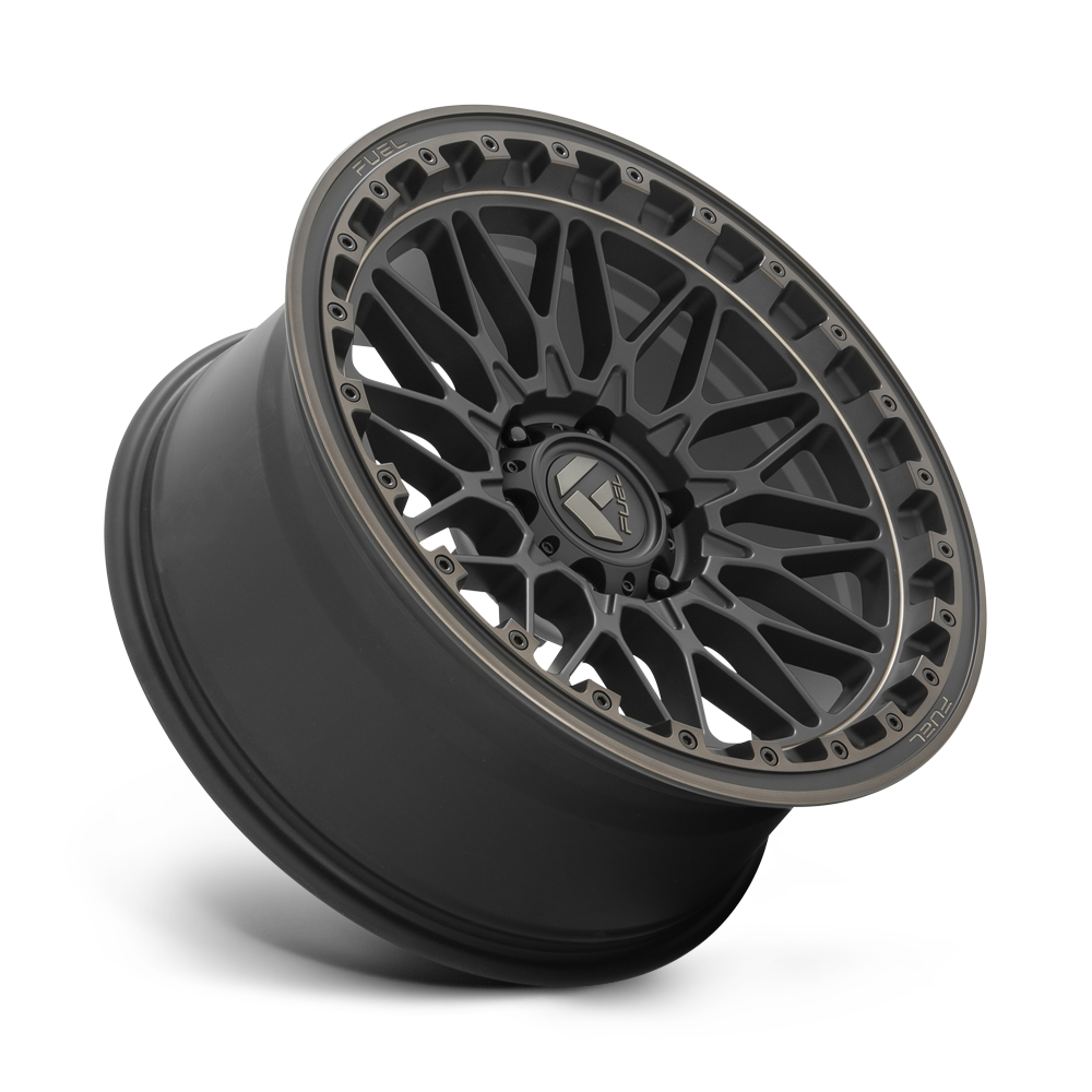 FUEL TRIGGER MATTE BLACK DARK TINT 17X9 6X139 ET+1