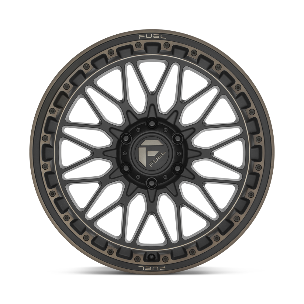 FUEL TRIGGER MATTE BLACK DARK TINT 17X9 6X139 ET+1